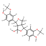 4-hydroxy-2,6-di(4'-hydroxy-3'-methoxy)phenyl-3,7-dioxabicyclo(3.3.0)octane