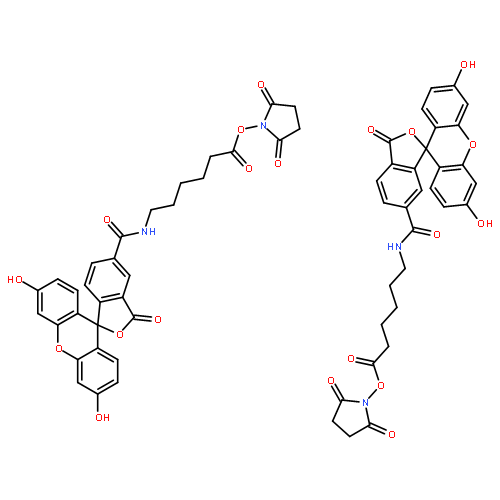 Spiro[isobenzofuran-1(3H),9'-[9H]xanthene]-ar-carboxamide,N-[6-[(2,5-dioxo-1-pyrrolidinyl)oxy]-6-oxohexyl]-3',6'-dihydroxy-3-oxo-