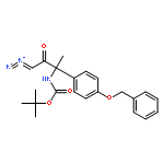 (S)-tert-Butyl (2-(4-(benzyloxy)phenyl)-4-diazo-3-oxobutan-2-yl)carbamate