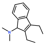 1H-INDEN-1-AMINE, 2,3-DIETHYL-N,N-DIMETHYL-