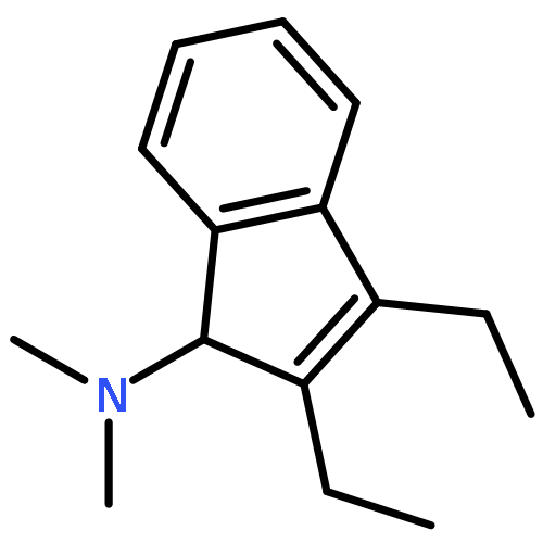 1H-INDEN-1-AMINE, 2,3-DIETHYL-N,N-DIMETHYL-