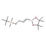 tert-butyl-dimethyl-[(E)-3-(4,4,5,5-tetramethyl-1,3,2-dioxaborolan-2-yl)prop-2-enoxy]silane