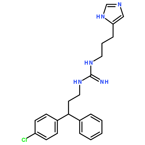 Guanidine, N-[3-(4-chlorophenyl)-3-phenylpropyl]-N'-[3-(1H-imidazol-4-yl)propyl]-