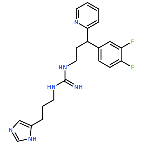 Guanidine,N-[3-(3,4-difluorophenyl)-3-(2-pyridinyl)propyl]-N'-[3-(1H-imidazol-5-yl)propyl]-