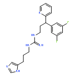 Guanidine,N-[3-(3,5-difluorophenyl)-3-(2-pyridinyl)propyl]-N'-[3-(1H-imidazol-5-yl)propyl]-