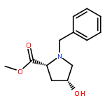 D-Proline, 4-hydroxy-1-(phenylmethyl)-, methyl ester, (4R)-