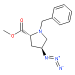 D-Proline, 4-azido-1-(phenylmethyl)-, methyl ester, trans-