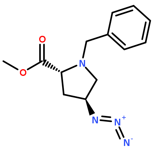 D-Proline, 4-azido-1-(phenylmethyl)-, methyl ester, trans-