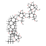 26-O-beta-D-glucopyranosyl-(25R)-5alpha-furostan-20(22)-en-2alpha,3beta,26-triol-3-O-{beta-D-glucopyranosyl-(1->2)-O-beta-D-glucopyranosyl-(1->4)-beta-D-galactopyranoside}