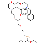 1,4,10,13-Tetraoxa-7,16-diazacyclooctadecane, 2-[[3-(diethoxymethylsilyl)propoxy]methyl]-7,16-bis(phenylmethyl)-