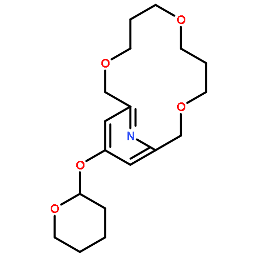 3,7,11-Trioxa-17-azabicyclo[11.3.1]heptadeca-1(17),13,15-triene, 15-[(tetrahydro-2H-pyran-2-yl)oxy]-