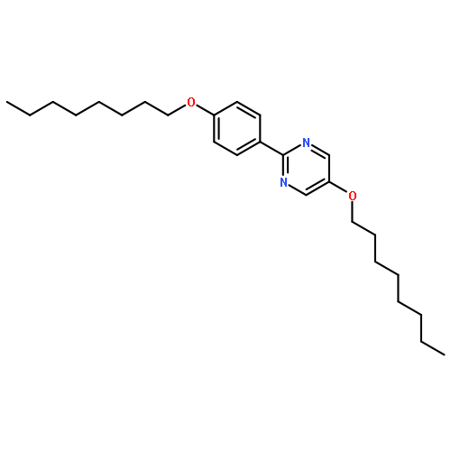 Pyrimidine,5-(octyloxy)-2-[4-(octyloxy)phenyl]-