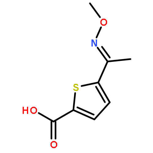 2-Thiophenecarboxylic acid, 5-[1-(methoxyimino)ethyl]-