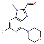 2-chloro-9-methyl-6-morpholino-9H-purine-8-carbaldehyde