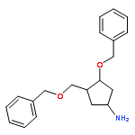 Cyclopentanamine,3-(phenylmethoxy)-4-[(phenylmethoxy)methyl]-, (1R,3S,4R)-