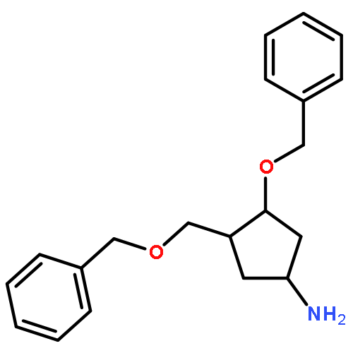 Cyclopentanamine,3-(phenylmethoxy)-4-[(phenylmethoxy)methyl]-, (1R,3S,4R)-