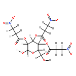 2,3,4-tri-O-[3-nitropropanoyl]-alpha-D-glucopyranose