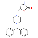 2-Oxazolidinone, 5-[[4-(diphenylmethyl)-1-piperazinyl]methyl]-