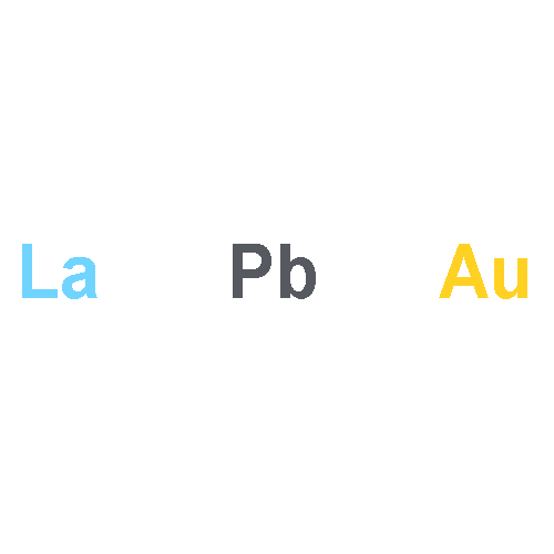 Gold, compd. with lanthanum and lead (1:1:1)