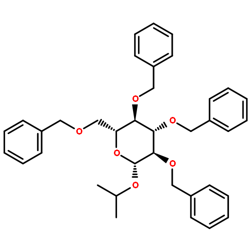 b-D-Glucopyranoside, 1-methylethyl2,3,4,6-tetrakis-O-(phenylmethyl)-