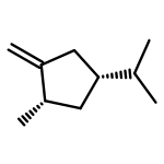 Cyclopentane, 1-methyl-2-methylene-4-(1-methylethyl)-, cis-