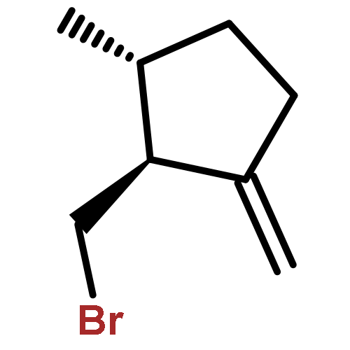 Cyclopentane, 2-(bromomethyl)-1-methyl-3-methylene-, trans-