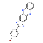 1H-Imidazo[4,5-b]phenazine, 2-(4-bromophenyl)-