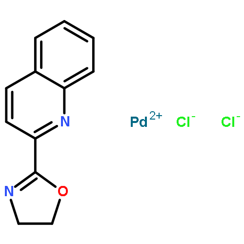 Dichloro[2-(4,5-dihydro-2-oxazolyl)quinoline]palladium(II)