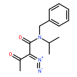 Butanamide, 2-diazo-N-(1-methylethyl)-3-oxo-N-(phenylmethyl)-