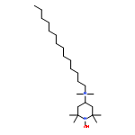 1-Piperidinyloxy, 4-(dimethyltetradecylammonio)-2,2,6,6-tetramethyl-