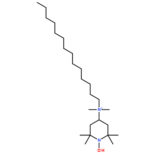 1-Piperidinyloxy, 4-(dimethyltetradecylammonio)-2,2,6,6-tetramethyl-