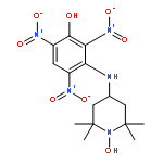 2,2,6,6-tetramethyl-4-(3-picrylamino)piperidine N-oxide