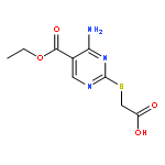 2-((4-Amino-5-(ethoxycarbonyl)pyrimidin-2-yl)thio)acetic acid