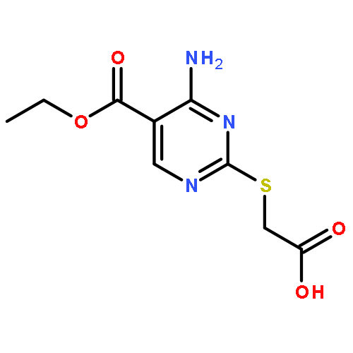 2-((4-Amino-5-(ethoxycarbonyl)pyrimidin-2-yl)thio)acetic acid