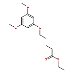 Pentanoic acid, 5-(3,5-dimethoxyphenoxy)-, ethyl ester