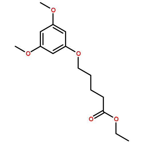 Pentanoic acid, 5-(3,5-dimethoxyphenoxy)-, ethyl ester