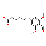 Pentanoic acid, 5-(4-formyl-3,5-dimethoxyphenoxy)-