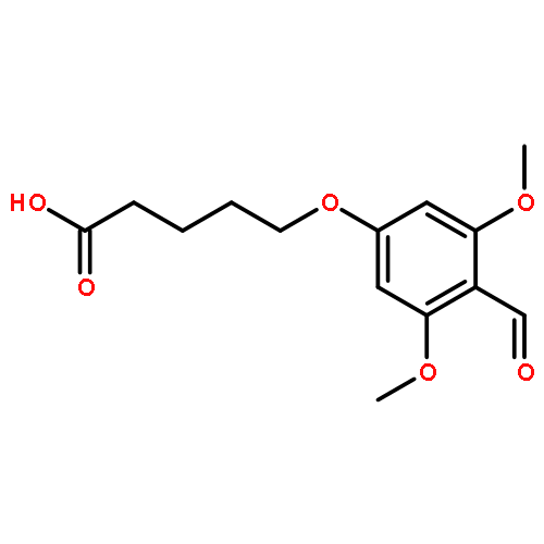 Pentanoic acid, 5-(4-formyl-3,5-dimethoxyphenoxy)-