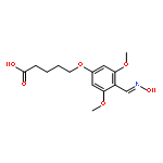 5-(4-hydroximinomethyl-3,5-dimethoxyphenoxy)valeric acid