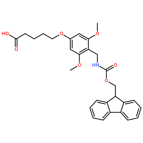 Pentanoic acid,5-[4-[[[(9H-fluoren-9-ylmethoxy)carbonyl]amino]methyl]-3,5-dimethoxyphenoxy]-