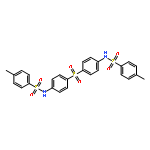 Benzenesulfonamide, N,N'-(sulfonyldi-4,1-phenylene)bis[4-methyl-