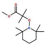 Propanoic acid, 2-methyl-2-[(2,2,6,6-tetramethyl-1-piperidinyl)oxy]-,methyl ester