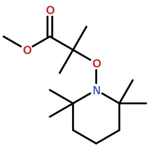 Propanoic acid, 2-methyl-2-[(2,2,6,6-tetramethyl-1-piperidinyl)oxy]-,methyl ester