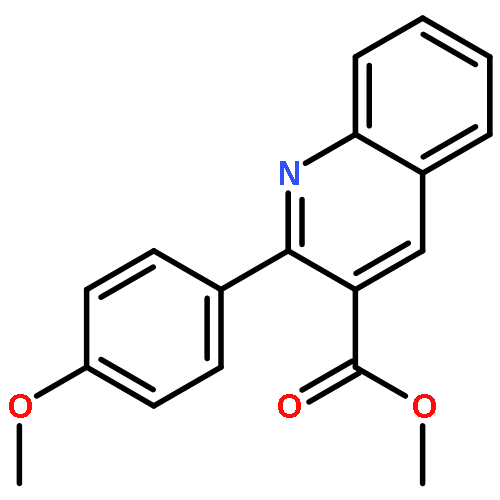 3-Quinolinecarboxylic acid, 2-(4-methoxyphenyl)-, methyl ester