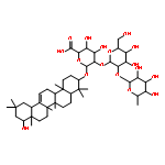 b-D-Glucopyranosiduronic acid, (3b,22b)-22-hydroxyolean-12-en-3-yl O-6-deoxy-a-L-mannopyranosyl-(1®2)-O-b-D-galactopyranosyl-(1®2)-