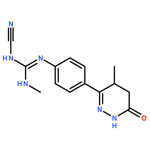 Guanidine,N-cyano-N'-methyl-N''-[4-(1,4,5,6-tetrahydro-4-methyl-6-oxo-3-pyridazinyl)phenyl]-