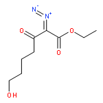 2-DIAZONIO-1-ETHOXY-7-HYDROXY-1-OXOHEPT-2-EN-3-OLATE