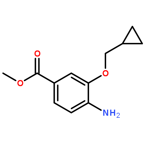 Methyl 4-amino-3-(cyclopropylmethoxy)benzoate