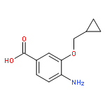 4-Amino-3-(cyclopropylmethoxy)benzoic acid