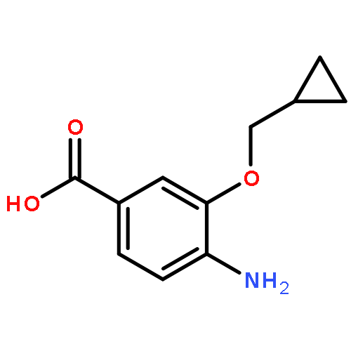 4-Amino-3-(cyclopropylmethoxy)benzoic acid